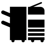 Copy Fax Machine Icon